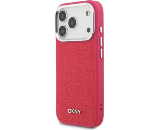 DKNY PU Leather Metal Logo Wrist Chain Case Чехол для Apple iPhone 17 Pro Чехлы - альтернативные