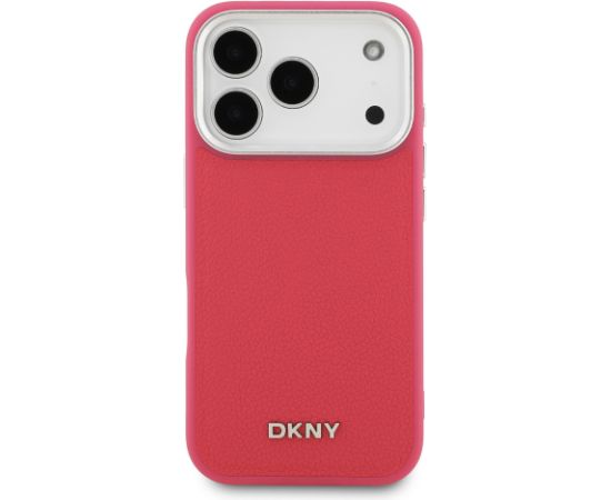 DKNY PU Leather Metal Logo Wrist Chain Case Чехол для Apple iPhone 17 Pro Чехлы - альтернативные