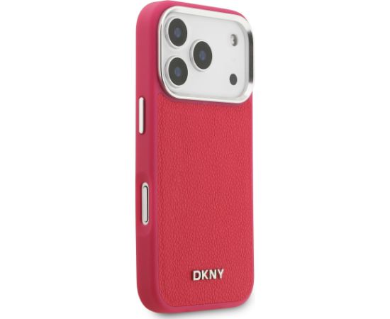 DKNY PU Leather Metal Logo Wrist Chain Case Чехол для Apple iPhone 17 Pro Чехлы - альтернативные
