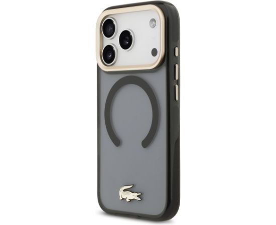 Lacoste PC/TPU Frosted Finish Gold Logo MagSafe Case Чехол для Apple iPhone 17 Pro Чехлы - альтернативные
