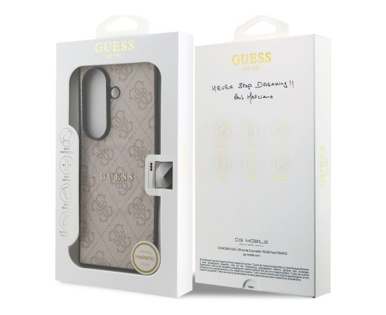 Guess PU Leather 4G Colored Ring Magnetic Case Чехол для Samsung Galaxy Z Fold 7 Чехлы - альтернативные