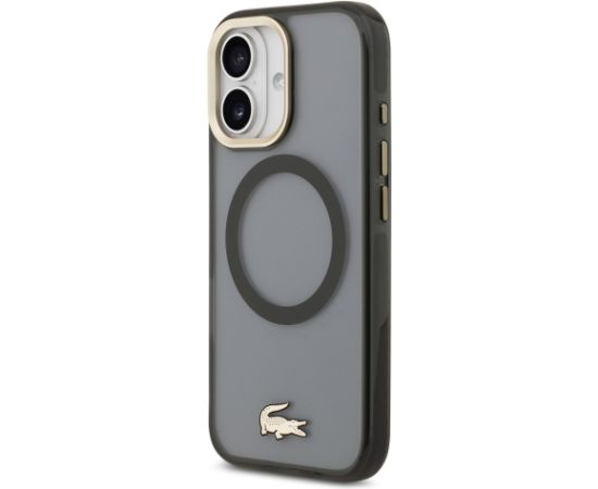 Lacoste PC/TPU Frosted Finish Gold Logo MagSafe Case Чехол для Apple iPhone 17 Чехлы - альтернативные