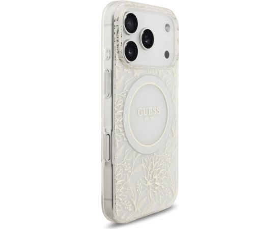 Guess IML Flowers Allover Strap MagSafe Case Чехол для Apple iPhone 17 Pro Чехлы - альтернативные