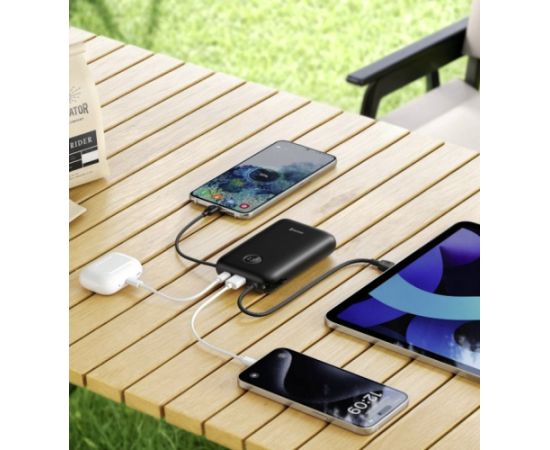 Swissten Voltbox 35W Power Bank 20000 mAh со встроенными кабелями USB-C и Lightning