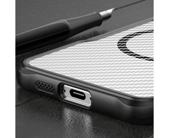 Mocco Defender Carbon Mag Aizsargapvalks priekš Samsung Galaxy S25 Ultra Neoriģinālie Maciņi