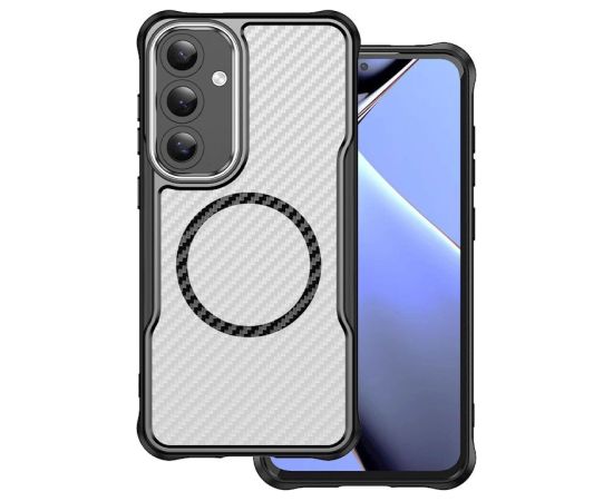 Mocco Defender Carbon Mag Aizsargapvalks priekš Samsung Galaxy S25 Plus Neoriģinālie Maciņi