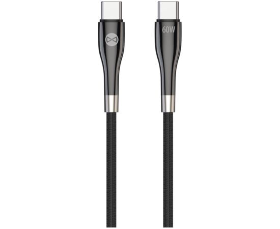 Forever Sleek Kabelis USB-C / USB-C 1.0 m / 60W Data USB kabeļi