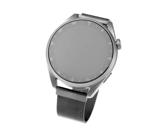 Fixed Mesh Strap with Quick Release 18mm for smartwatch Black Smart-Watch aksesuāri