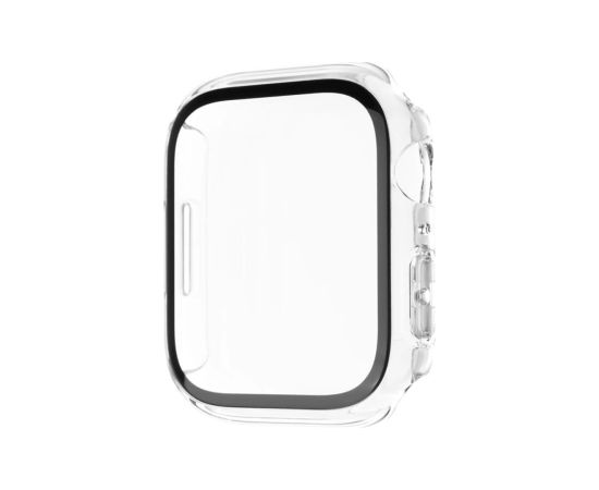 Fixed Pure protective case with tempered glass for Apple Watch 46mm Clear Smart-Watch aksesuāri