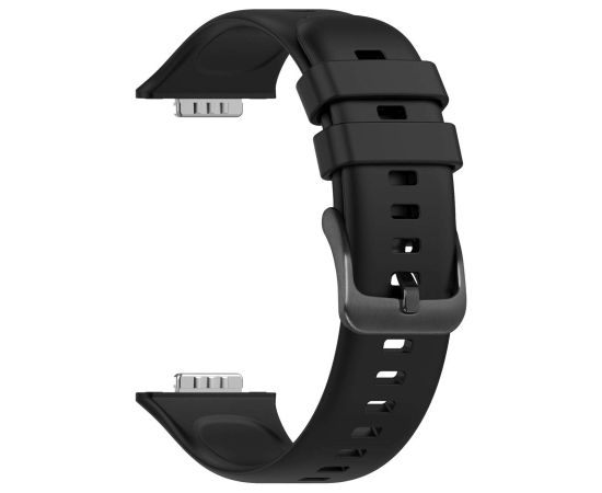 Fixed Silicone Strap for Huawei Watch Fit 2/Fit 2 Classic Black Smart-Watch aksesuāri