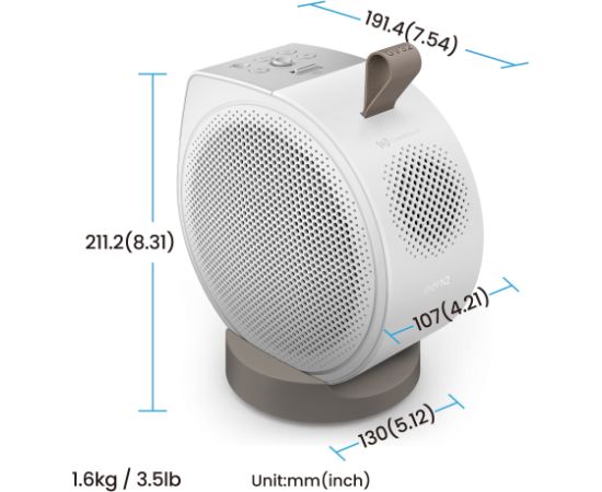 Benq GV32 Full HD (1920x1080) 500 ANSI lumens White Wi-Fi Projektori