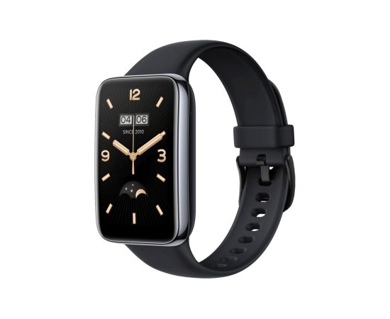 Fixed Silicone Strap for Xiaomi Mi Smart Band 7 Pro Black Smart pūlksteņu aksesuāri