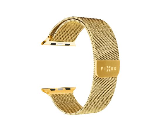 Fixed Mesh Strap for Apple Watch 38/40/41mm Gold Smart-Watch aksesuāri