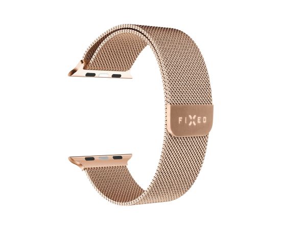 Fixed Mesh Strap for Apple Watch 38/40/41mm Rose gold Smart-Watch aksesuāri