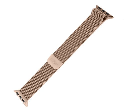 Fixed Mesh Strap for Apple Watch 38/40/41mm Rose gold Smart-Watch aksesuāri
