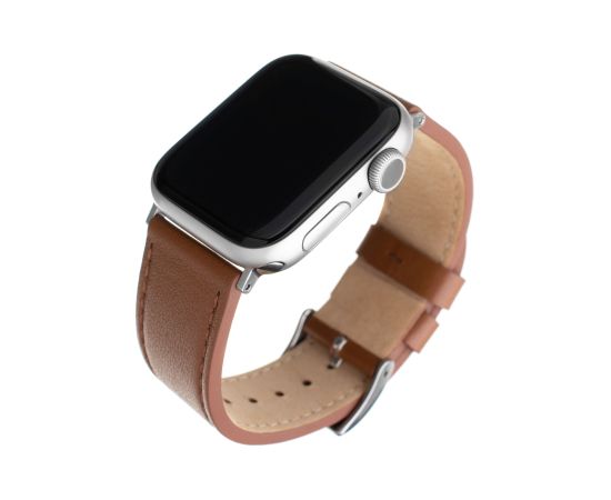 Fixed Strap for Apple Watch 42/44/45/46/49mm Brown Leather Smart pūlksteņu aksesuāri