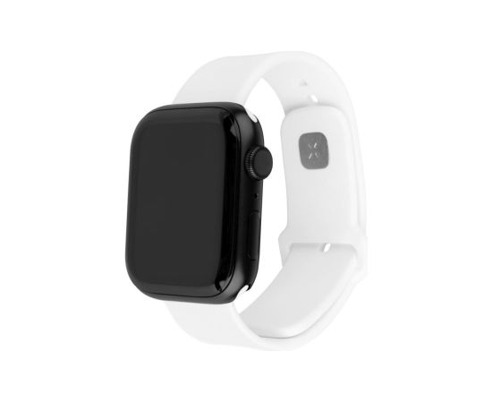Fixed Sporty Strap Set for Apple Watch Ultra 49mm 180-250 mm White Silicone Smart pūlksteņu aksesuāri