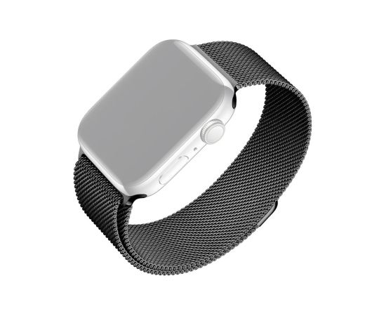 Fixed Mesh Strap for Apple Watch 38/40/41mm Black Smart pūlksteņu aksesuāri