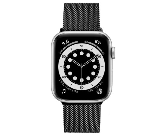 Fixed Mesh Strap for Apple Watch 38/40/41mm Black Smart pūlksteņu aksesuāri