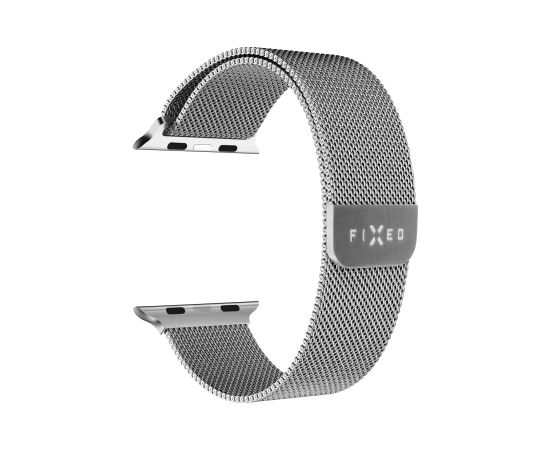 Fixed Mesh Strap for Apple Watch 38/40/41mm Silver Smart-Watch aksesuāri