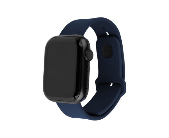 Fixed Sporty Strap Set for Apple Watch 38/40/41 mm 160-225 mm Blue Silicone Smart pūlksteņu aksesuāri