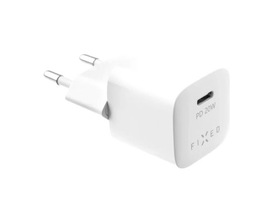 Fixed Mini Travel Charger USB-C/USB-C Cable