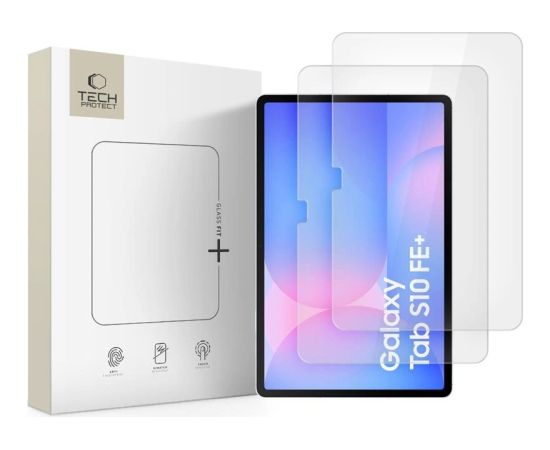 Защитное стекло дисплея Tech-Protect Glass Fit+ 2-Pack Samsung X620/X626 Tab S10 FE Plus