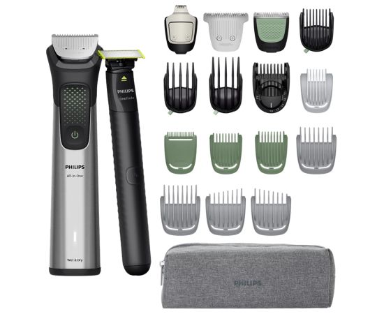 PHILIPS MG9557/15 Multigroom series 9000 All-in-one trimmeris 20in1 sejai, matiem un ķermenim