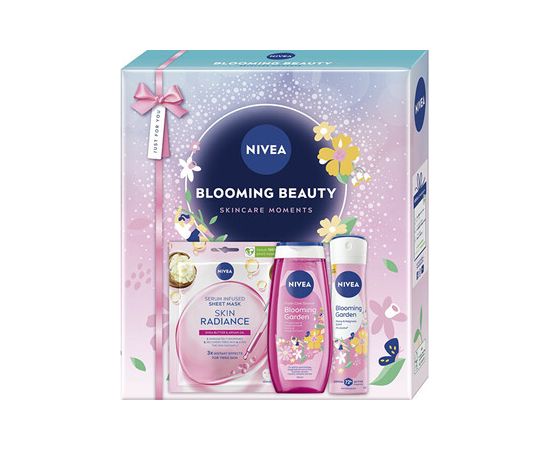 Nivea Blooming Beauty Set - Dárková sada Smaržas - NESAKĀRTOTS