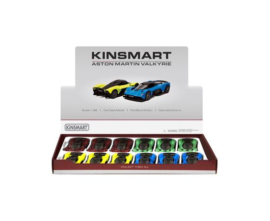 Kinsmart Metāla auto modelis 5&#039;&#039; Aston Martin Valkyrie 1:36 KT5470