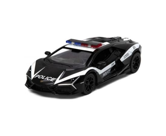 Kinsmart Metāla auto modelis Lamborghini Revuelto (Police Edition) 1:38 KT5459P