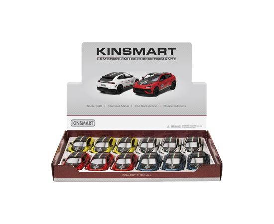 Kinsmart Металлическая авто моделька Lamborghini Urus Performante (Livery Edition) 1:40 KT5447F