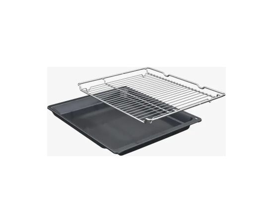 BOSCH HBA514BB3 oven + BOSCH HEZ538000 single-level telescopic runners