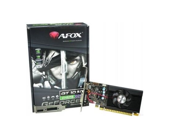 AFOX GEFORCE GT1030 2GB GDDR5 DVI HDMI LP FAN