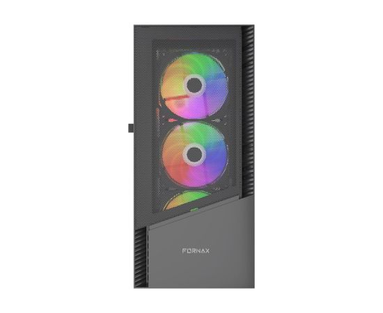 Gembird CCC-FC-4300 Gaming ATX Computer Case Fornax 4300, ARBG backlight, black