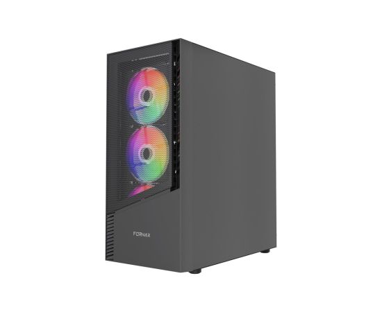 Gembird CCC-FC-4300 Gaming ATX Computer Case Fornax 4300, ARBG backlight, black
