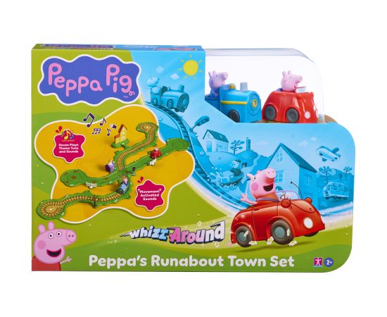 Unknown PEPPA PIG Whizz Around Peppas dienas izbrauciens rotaļu komplekts