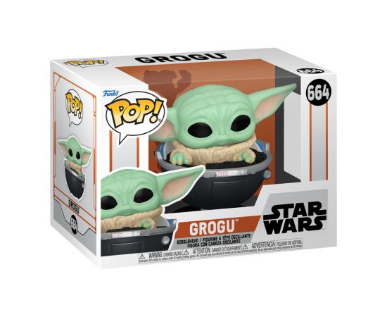 FUNKO POP! Vinyl: Фигурка: The Mandalorian - Grogu in a pram Фигурки и герои