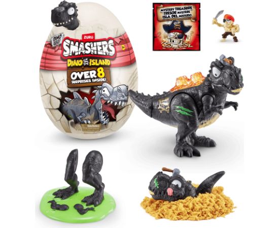 SMASHERS Interaktīvā rotaļlieta Mini Dinozauru pārsteigumu ola
