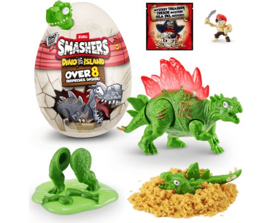 SMASHERS Interaktīvā rotaļlieta Mini Dinozauru pārsteigumu ola