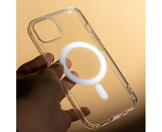 Mocco Anti Shock 1.5 mm MagSafe Aizmugurējais Silikona Apvalks Priekš Apple iPhone 15 Pro Max Neoriģinālie Maciņi