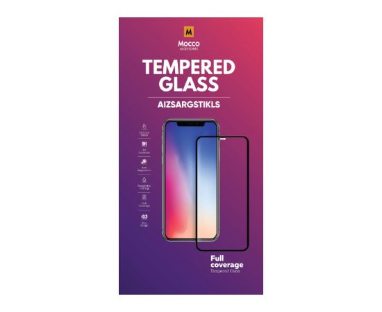 Mocco Full Face / Full Glue Tempered Glass Aizsargstikls Pilnam Ekrānam Samsung Galaxy XCover 7 5G Ekrānu aizsardzība