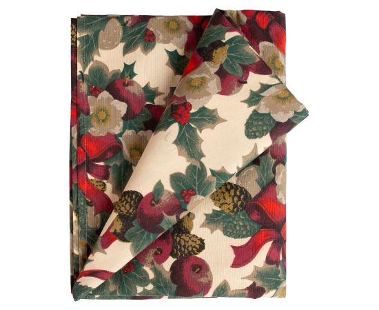 Galdautiņš WINTER FLOWERS 136x220cm, lentes Mēbeļu piederumi Galdautiņš WINTER FLOWERS 136x220cm, lentes Mēbeļu piederumi