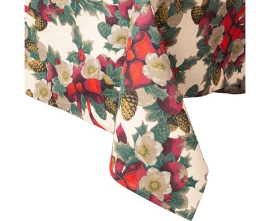 Galdautiņš WINTER FLOWERS 136x220cm, lentes Mēbeļu piederumi