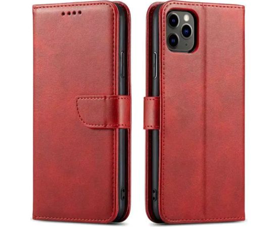 Fusion Marva Book Case grāmatveida maks Samsung Galaxy A17 sarkans Neoriģinālie Maciņi