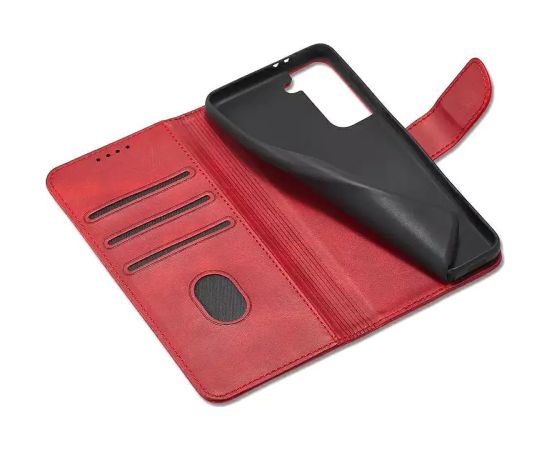 Fusion Marva Book Case grāmatveida maks Samsung Galaxy A17 sarkans Neoriģinālie Maciņi