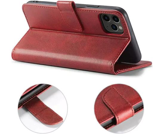 Fusion Marva Book Case grāmatveida maks Samsung Galaxy A17 sarkans Neoriģinālie Maciņi