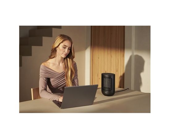 Duux Zone Personal Ceramic Heater Ceramic Heater 600/900/1500 W Black IP21 Jaunumi - Viedierices