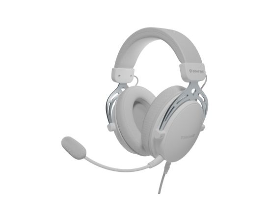 Genesis Gaming Headset Toron 531 Wired Over-Ear Microphone White Austiņas