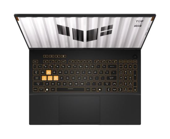 ASUS TUF Gaming F16 FX608JPR-I7161 i7 14650HX 16.0" FHD+ 165Hz IPS-level 300nits AG 16GB DDR5 5600 SSD1TB GeForce RTX 5070 8GB WLAN+BT LAN Cam1080p 90WHrs NoOS Jaeger Gray Portatīvie datori